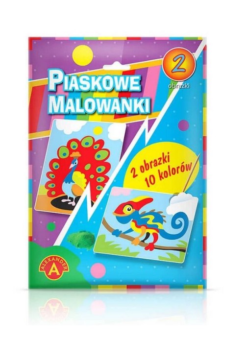 Piaskowe malowanki - Kameleon, paw ALEX