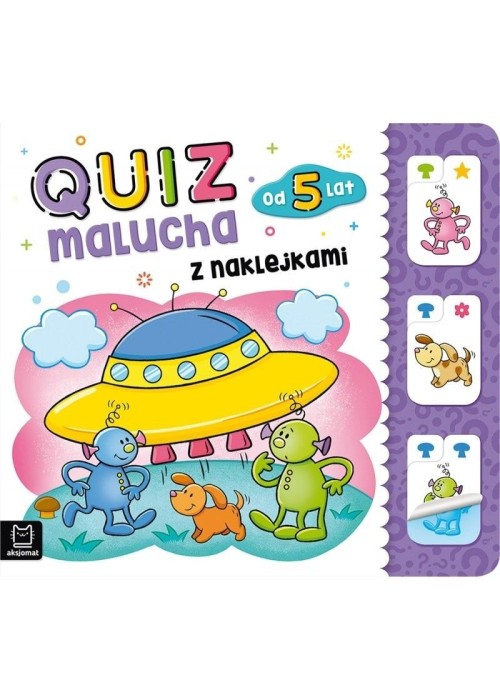 Quiz malucha z naklejkami od 5 lat