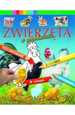 Zwierzęta w gospodarstwie. Naklejkowe łamigłówki