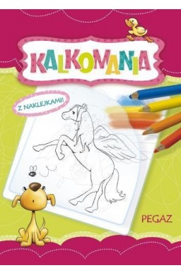 Kalkomania z naklejkami. Pegaz