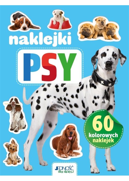 Psy. 60 kolorowych naklejek