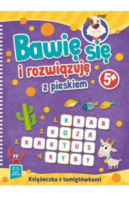 Bawię się i rozwiązuję z pieskiem. 5+