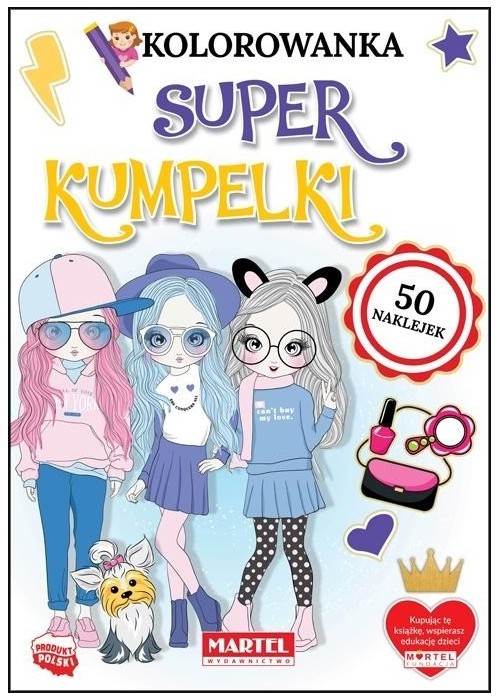 Kolorowanka z naklejkami. Super Kumpelki