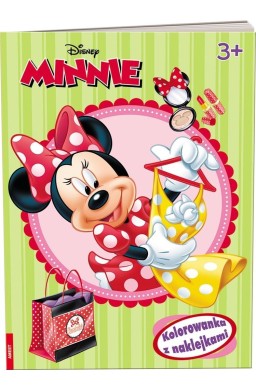 Minnie. Kolorowanka z naklejkami