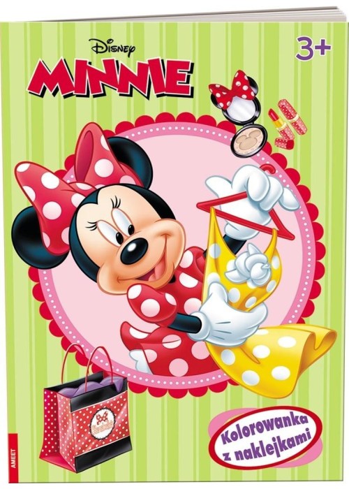 Minnie. Kolorowanka z naklejkami