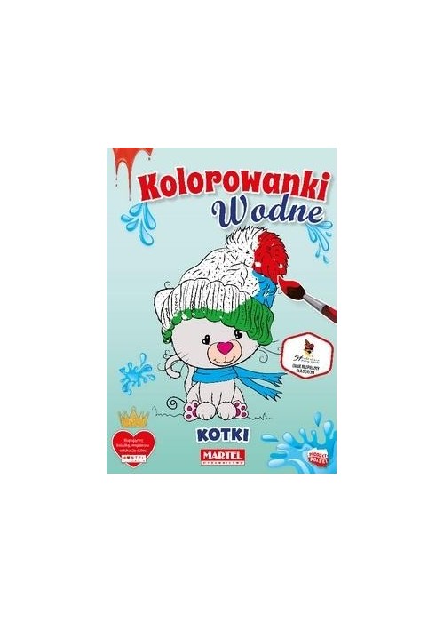 Kolorowanka wodna Kotki