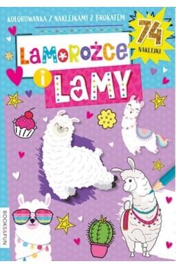 Kolorowanka. Lamorożce i Lamy