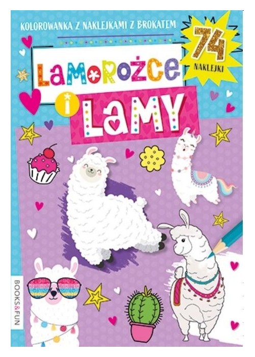 Kolorowanka. Lamorożce i Lamy