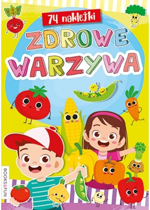 Kolorowanka. Zdrowe warzywa