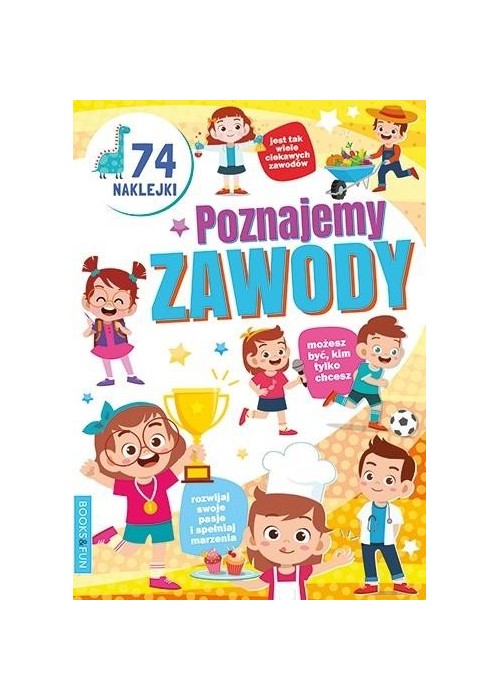 Kolorowanka. Poznajemy Zawody z naklejkami