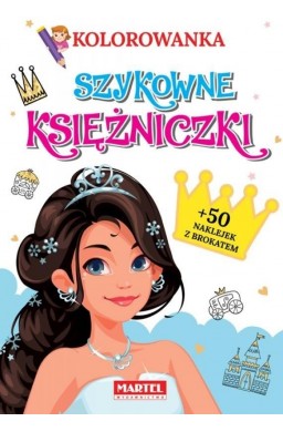 Kolorowanka z naklejkami Szykowne księżniczki