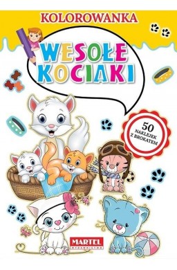 Kolorowanka. Wesołe kociaki