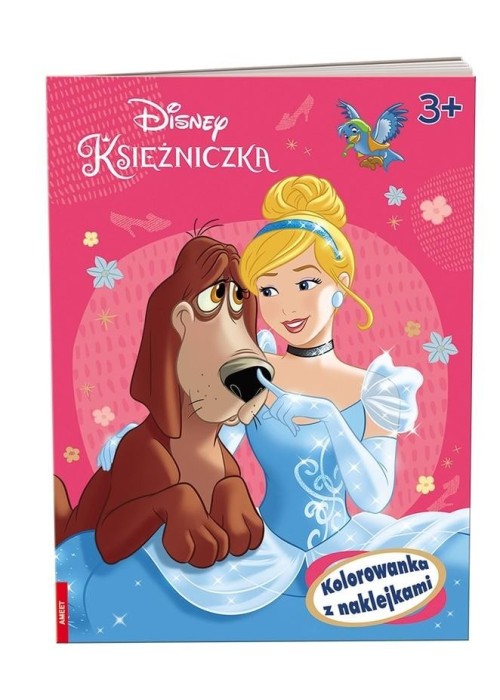 Disney Księżniczka. Kolorowanka z naklejkami