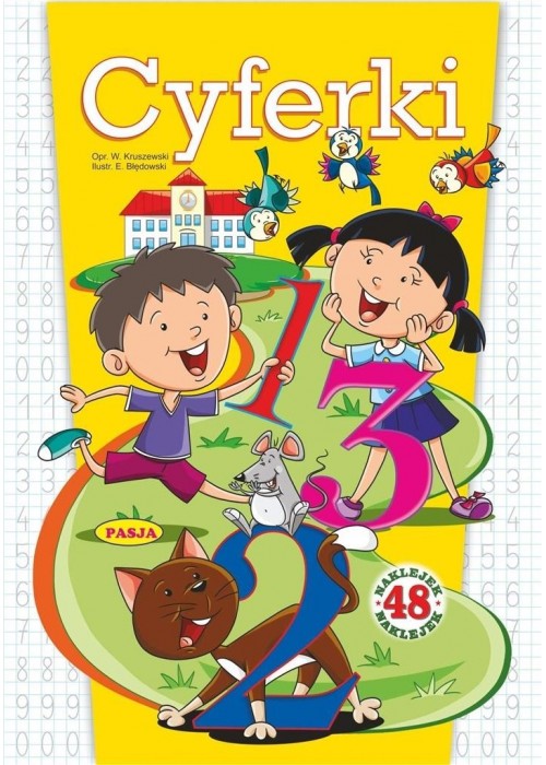 Cyferki. 48 naklejek