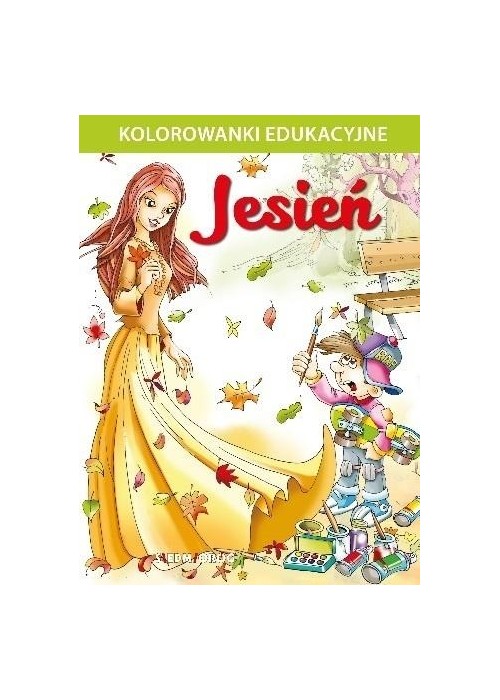 Jesień - kolorowanka edukacyjna