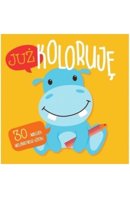 Już koloruję. Hipcio. Easy color 3