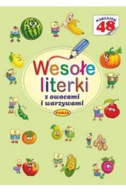 Wesołe literki z owocami i warzywami