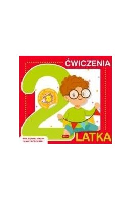 Ćwiczenia 2-latka z naklejkami