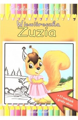 Wiewióreczka Zuzia - kolorowanka