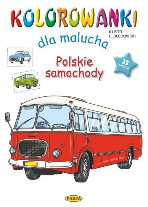 Kolorowanki dla malucha - Polskie samochody