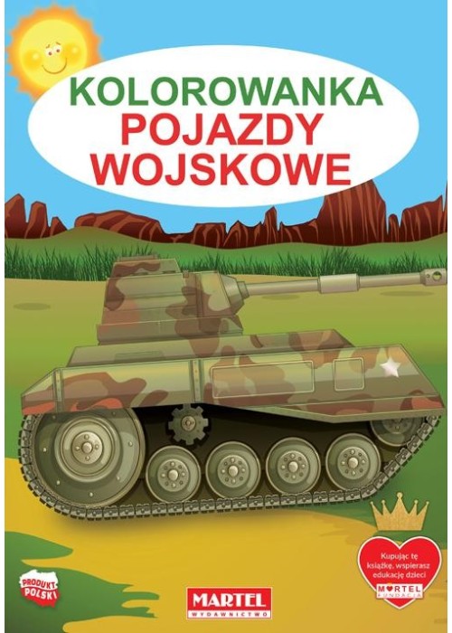 Kolorowanka Pojazdy wojskowe