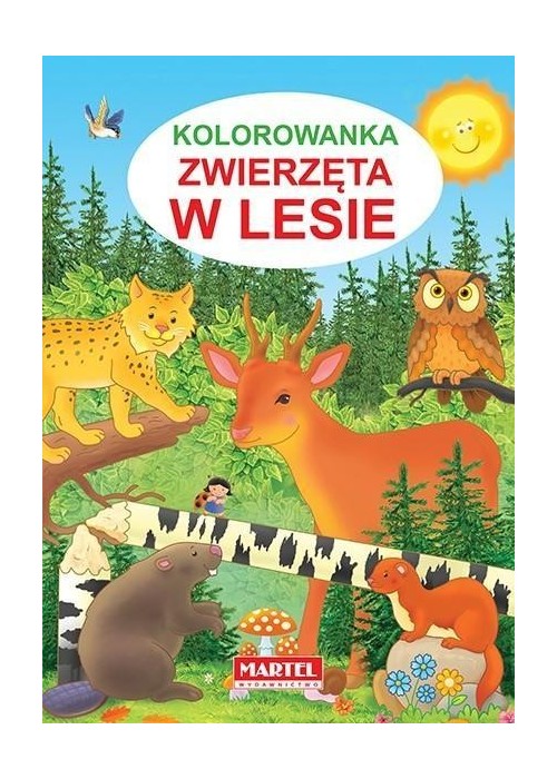 Kolorowanka. Zwierzęta w lesie