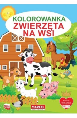 Kolorowanka. Zwierzęta na wsi