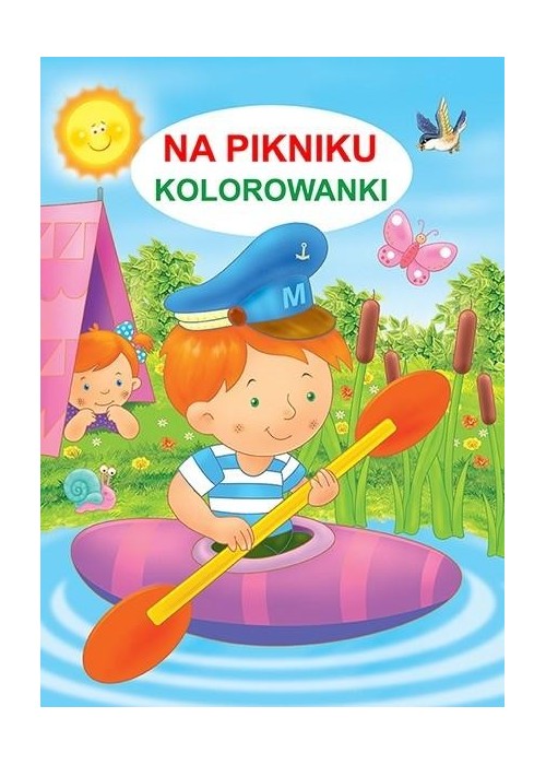 Kolorowanka - Na pikniku