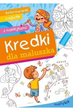 Kredki dla maluszka. Motylek