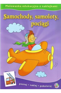 Malowanki edukacyjne - Samochody,samoloty