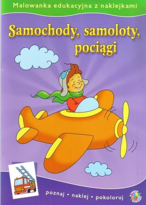 Malowanki edukacyjne - Samochody,samoloty