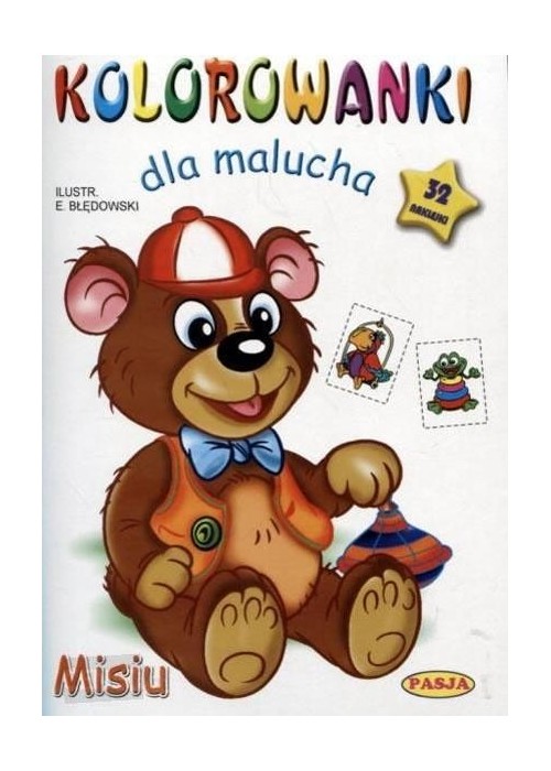 Kolorowankii dla malucha. Misiu