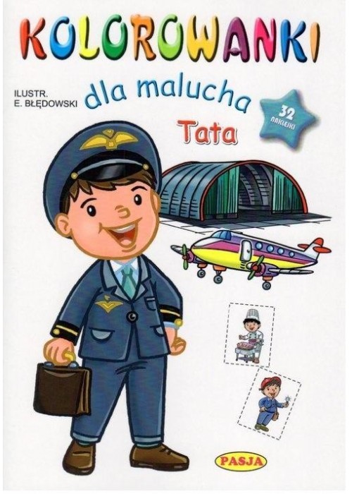 Kolorowanki dla malucha. Tata