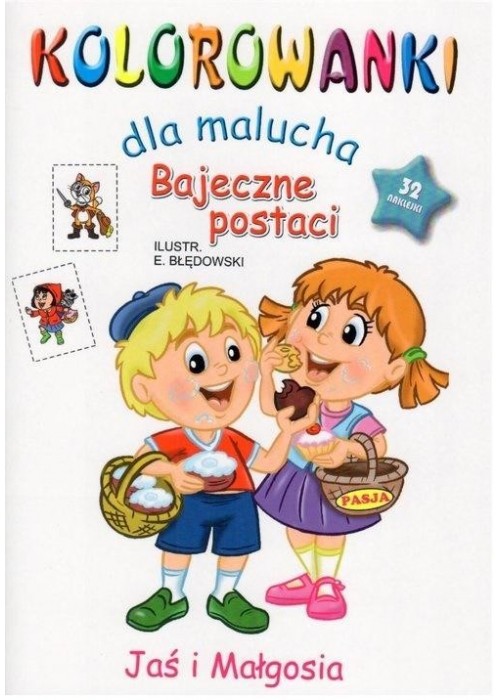 Kolorowanki dla malucha. Bajeczne postaci