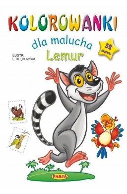 Kolorowanki dla malucha. Lemur