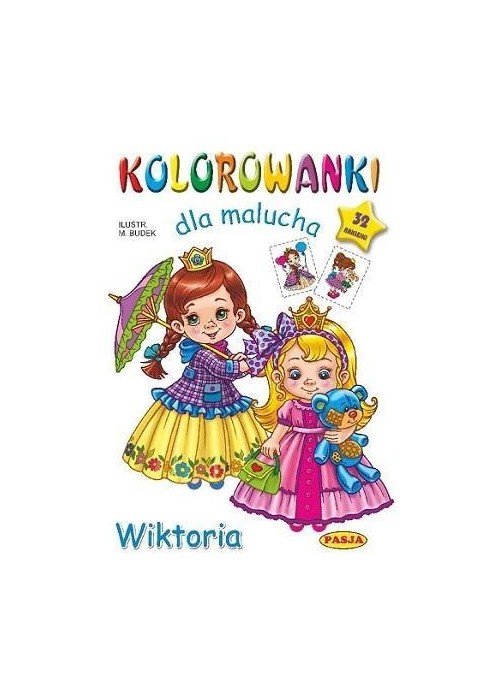 Kolorowanka dla malucha. Wiktoria