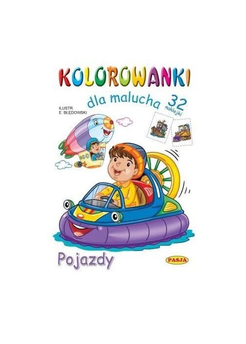 Kolorowanki dla malucha - Pojazdy