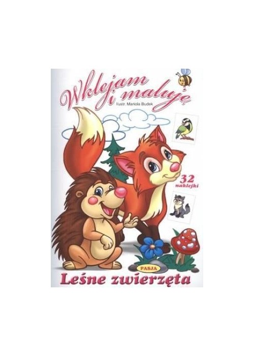 Wklejam i maluję - Leśne zwierzęta