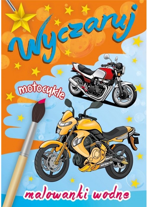 Wyczaruj motocykle. Malowanki wodne