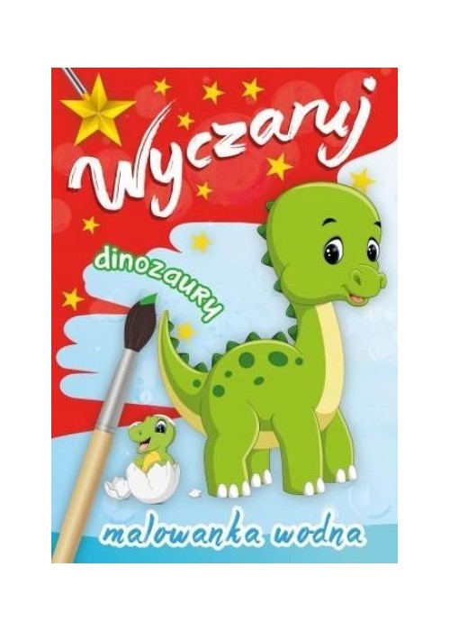 Malowanka wodna.Wyczaruj dinozaury