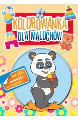 Kolorowanka dla maluchów 4. Panda