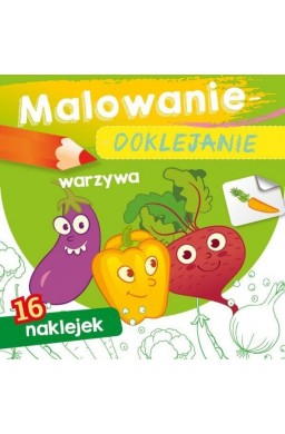 Malowanie-doklejanie. Warzywa