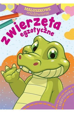 Maluszkowe malowanie. Zwierzęta egzotyczne