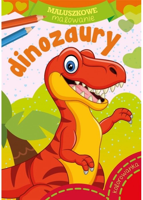 Maluszkowe malowanie. Dinozaury