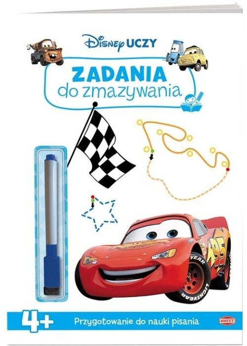 Disney Uczy. Auta. Zadania do zmazywania