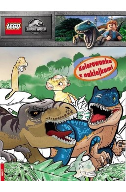 Lego Jurassic World. Kolorowanka z naklejkami