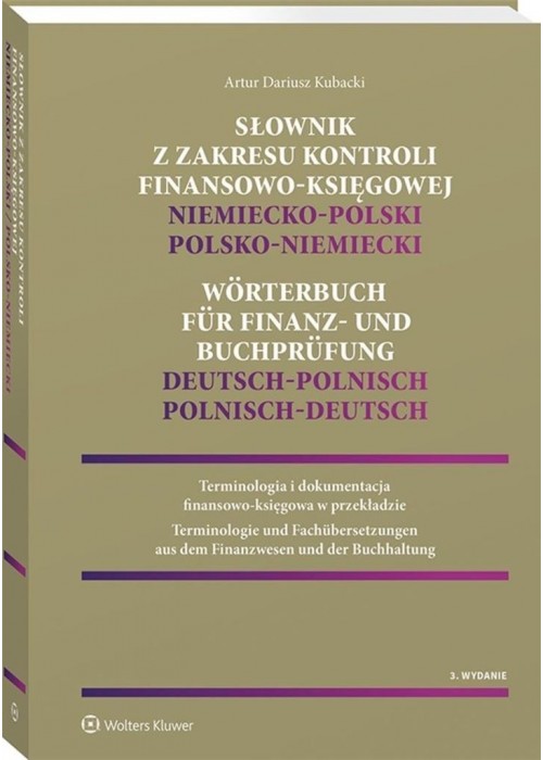 Słownik z zakresu kontroli finansowo-księgowej