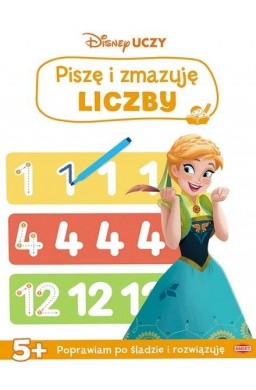 Disney uczy. Kraina Lodu. Piszę i zmazuję liczby