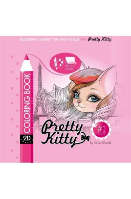 Kolorowanka antystresowa 200x200 Pretty Kitty 1