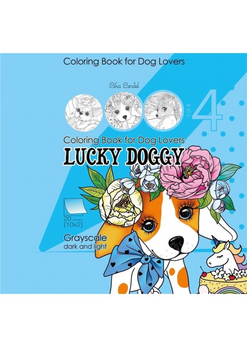 Kolorowanka antystresowa 200x200 Lucky Doggy 4